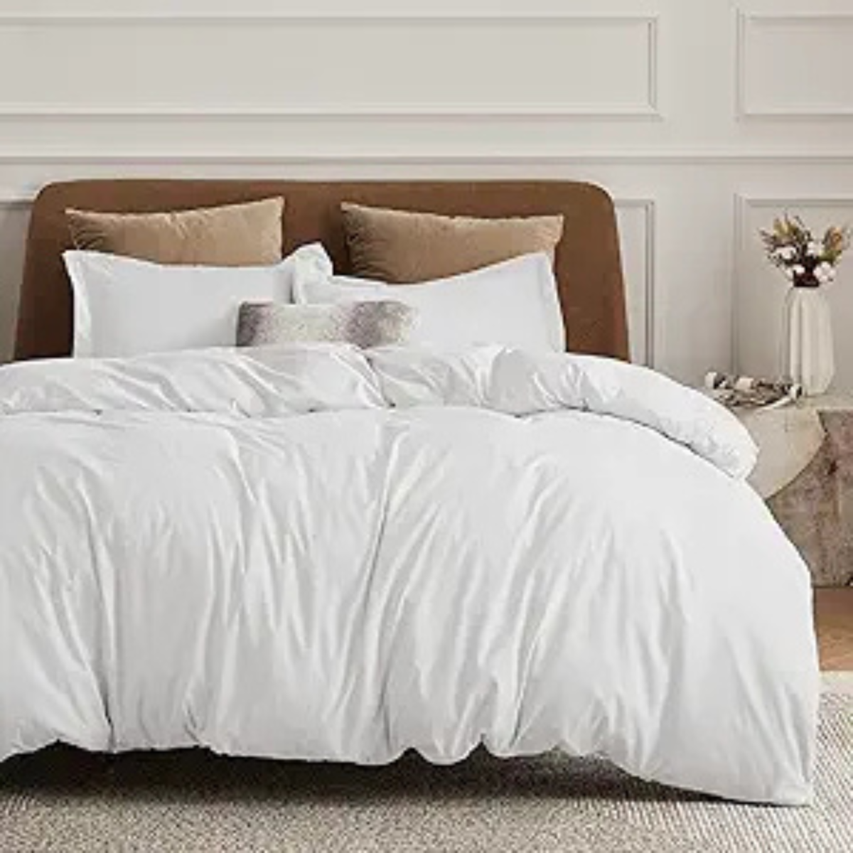 Ultra-soft duvet cover for ultimate comfort.