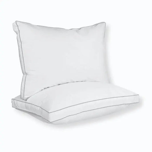Luxurious Gusseted Bed Pillows Set of 2
