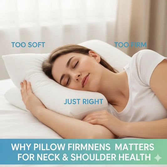 Pillow firmness matters for neck & shoulder pain