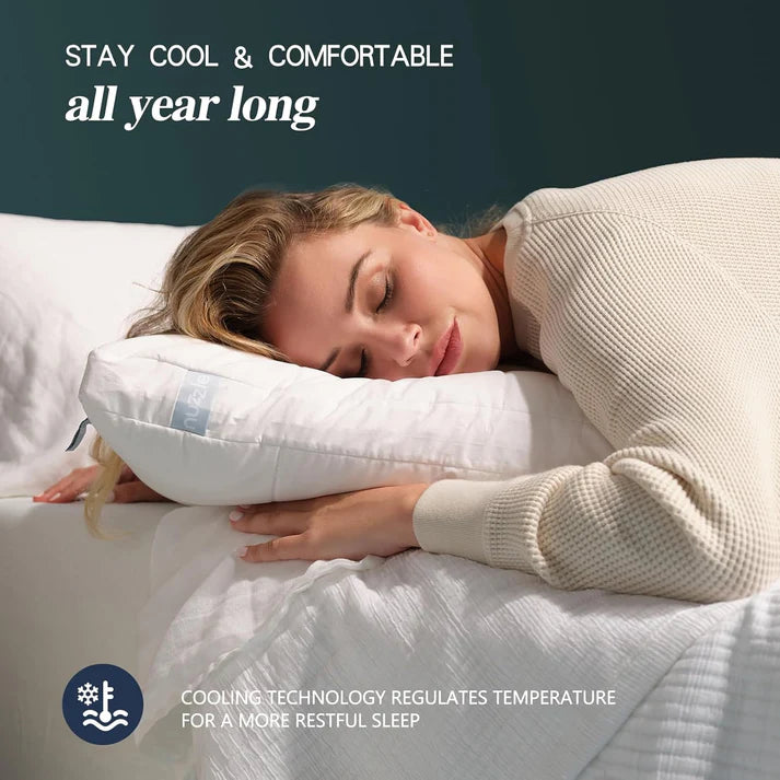 Cooling Adjustable Bed Pillows Stay Cool Comfortable