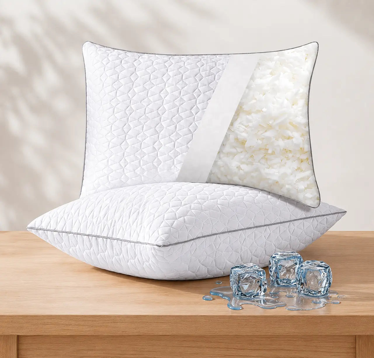 Cooling Bamboo-Blend Memory Foam Pillows