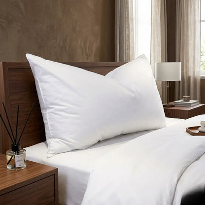 Duck Down & Feather Hotel Pillows for Side & Back Sleepers (Queen  King)