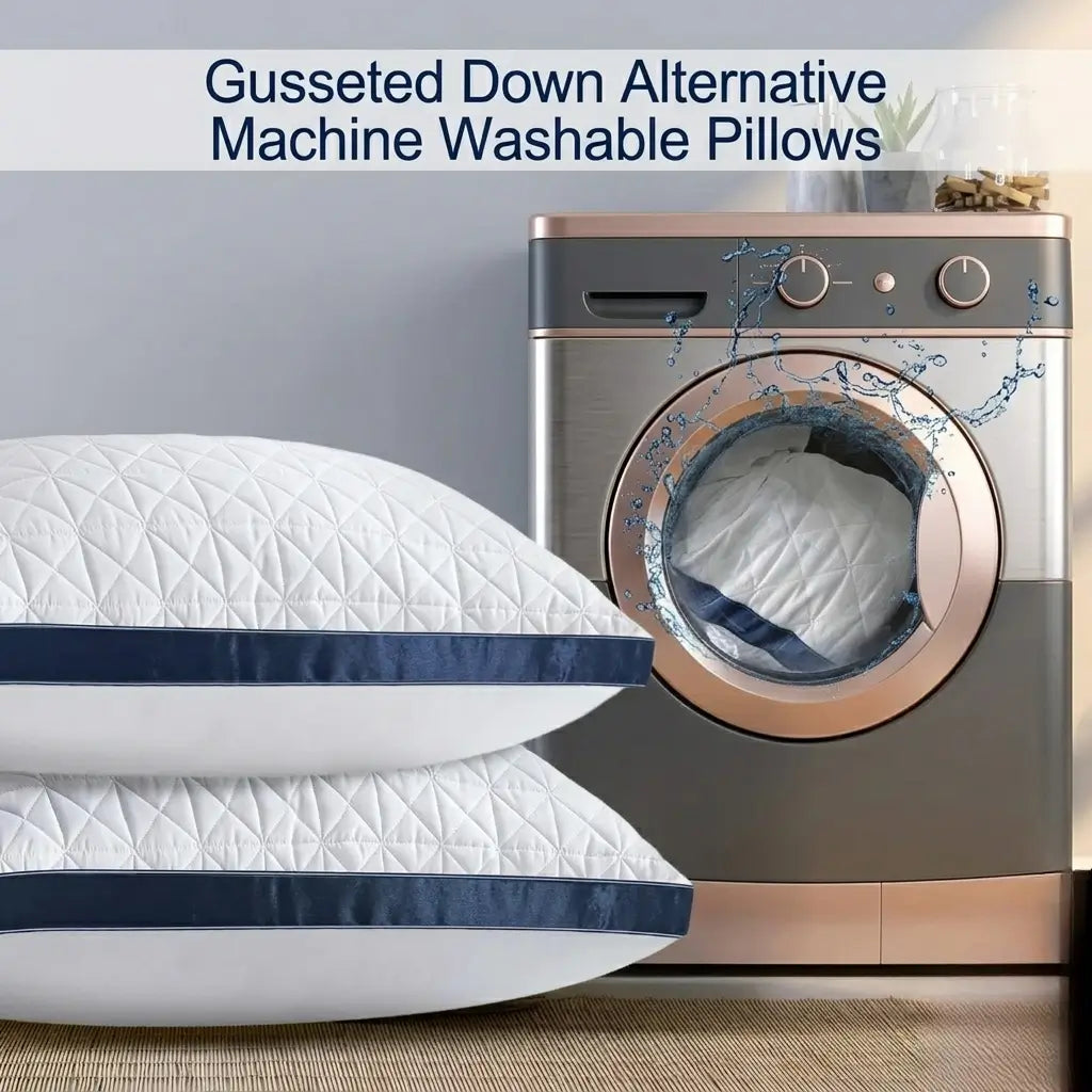 Gusseted Down Alternative Machine Washable Pillows