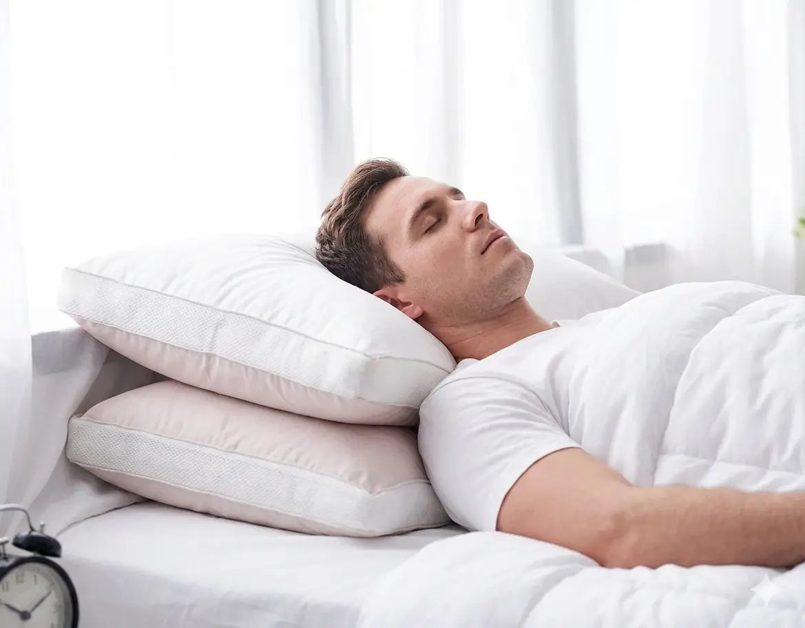 Gusseted Pillows for Back Sleepers