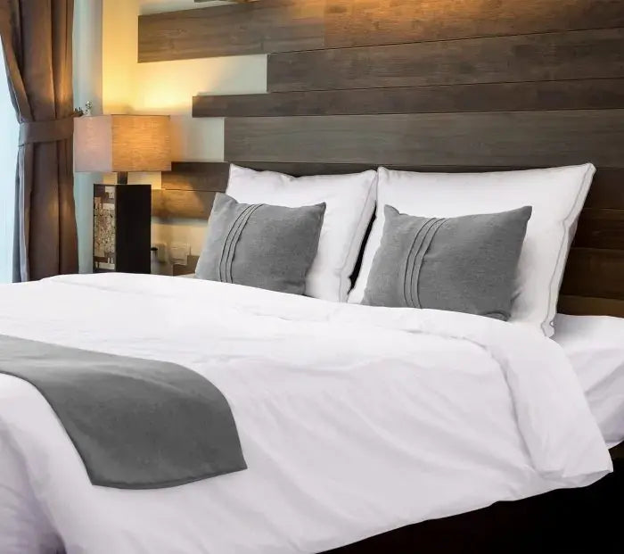 Gusseted Hotel Bed Pillows – Down Alternative for Side, Back & Stomach Sleepers
