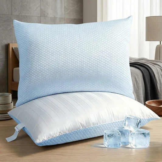 Hotel Quality Cooling Pillows Down Alternative (Pack of 2)