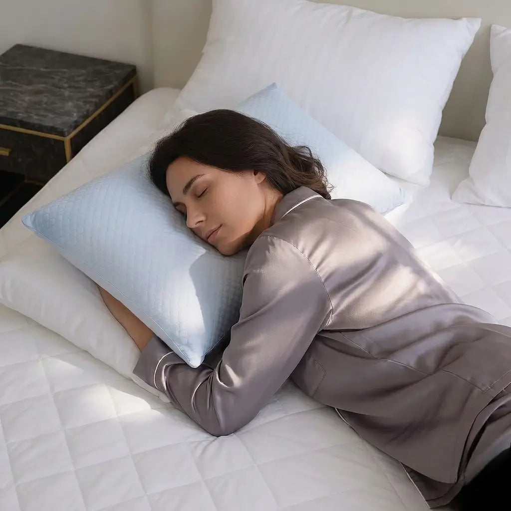 Hotel Quality Cooling Pillows Down Alternative (Pack of 2) for Side Sleepers