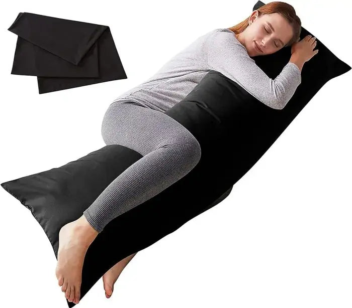 QUEEN Soft Body Pillow for Adults with Pillowcase