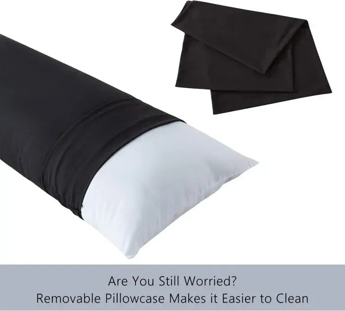 QUEEN Soft Body Pillow for Adults with Pillowcase
