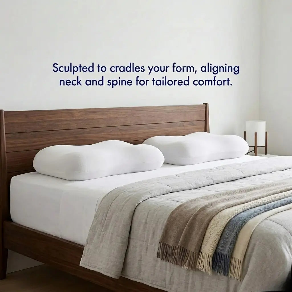 Soft Contour Memory Foam Pillow for Side & Back Sleeper
