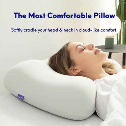 Soft Contour Memory Foam Pillow for Side Back Sleepers Comfortable Pillow