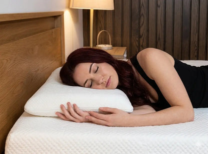 Ultra-Slim Gel Memory Foam Pillow for Stomach & Back Sleepers