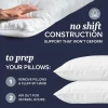 Beckham Hotel Collection Bed Pillows Down Alternative Bedding Gel Cooling Pillow for Back, Stomach or Side Sleepers banner3