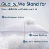 Bed Down Alternative Pillows for Sleeping, 2 Pack Fluffy Pillows for Bed, Machine Washable banner3