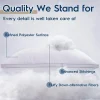 Bed Pillows for Sleeping, Queen Pillows 2 Pack for Back, Stomach or Side Sleepers, Fluffy Pillows for Bed with Down Alternative banner4