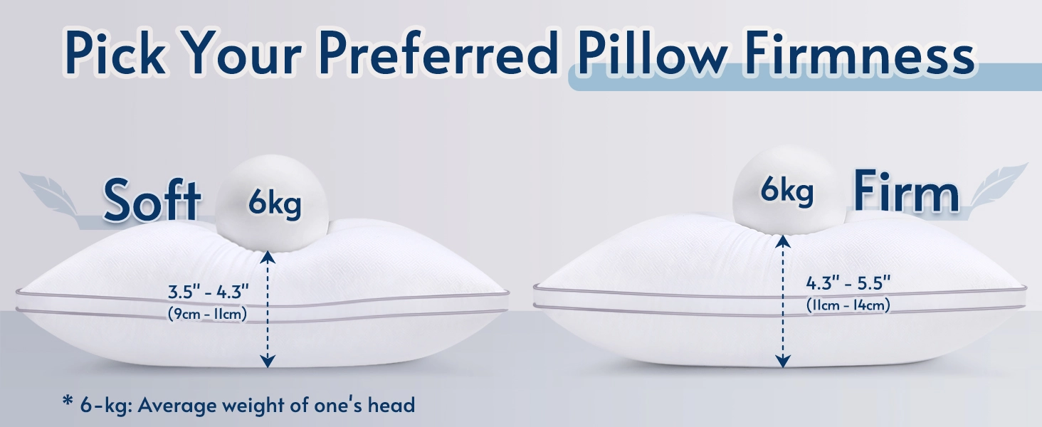 Bed Pillows for Sleeping, Queen Pillows banner 2