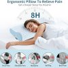 Cervical Pillow for Neck Pain Relief, Odorless Ergonomic Memory Foam Neck Support for All Sleepers