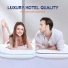 Cooling Luxury Hotel Quality Pillow with Premium Plush Soft Down Alternative Fill for Side Back or Stomach Sleepers banner4