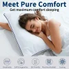 Cooling Pillow for Side Back and Stomach Sleepers, Down Alternative Filling Luxury Soft Quality with Premium Plush banner3