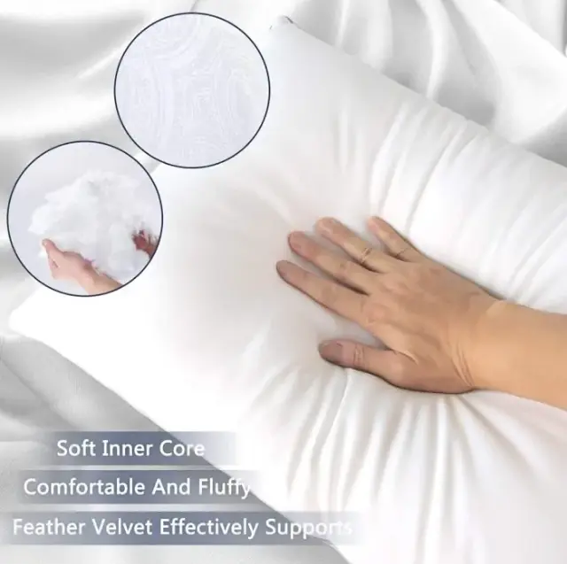 Cooling Pillows Set of 2,Top-end Microfiber Cover for Side Stomach Back Sleepers banner7