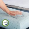 Gel Memory Foam Ventilated Cooling Pillow– Removable, Machine Washable Cover King Queen Size