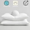 Goose Down Feather Pillows KingQueen Size Set of 2 Pack Hotel Collection Bed Pillow with Medium Firmness banner 5