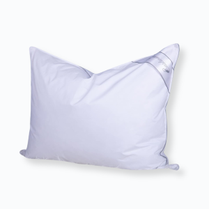 Goose Feathers Hotel Collection Down Pillows for Sleeping with Grey Piping King/Queen Size 1 Pack