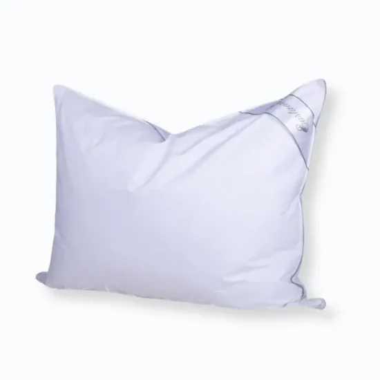 Goose Feathers Hotel Collection Down Pillows for Sleeping with Grey Piping KingQueen Size 1 Pack banner 1