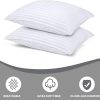 Hotel Quality Down Alternative Cooling Bed Pillows for Sleeping, Set of 2, for All Sleepers