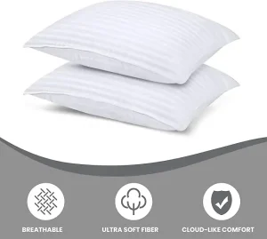 Superior Quality Down Alternative Cooling Bed Pillows Set of 2