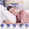 Hotel Quality Down Alternative Fill Cooling Bed Pillows Premium Soft for All Sleepers- Set of 2