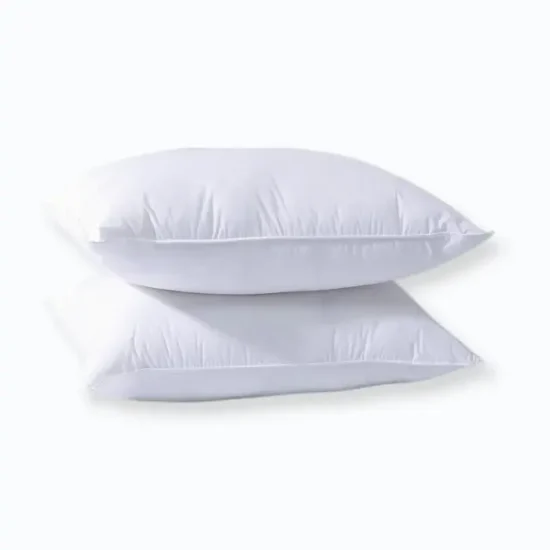 KingQueen Size Goose Down Feather Pillows Set of 2- Hotel Collection Bed Pillow for Sleeping banner 1