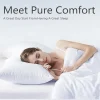 KingQueen Size Goose Down Feather Pillows Set of 2- Hotel Collection Bed Pillow for Sleeping banner 2