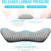 Lumbar Support Pillow - Memory Foam for Low Back Pain Relief, Ergonomic Streamline for All Seats