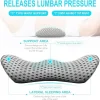 Lumbar Support Pillow – Memory Foam for Low Back Pain Relief, Ergonomic Streamline for All Seats banner2