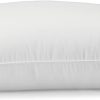 Medium Density Down Alternative Bed Pillows For Back and Side Sleepers, King Size 2-Pack