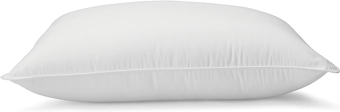 Medium Density Down Alternative Bed Pillows For Back and Side Sleepers, King Size 2-Pack