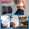 Memory Foam Lumbar Pillow for Lower Back Pain Relief - Cushion for Car, Office Chair & Wheelchair