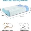 Memory Foam Neck Pillow for Sleeping Ergonomic Cervical & Orthopedic Contour Pillow