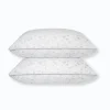 Memory Foam Pillows, Medium Firm King Queen Size, Couples Bed Pillows Set of 2