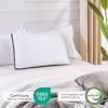 Shredded Memory Foam Pillows, King Queen Cooling Tencel Circular Knit Pillow, Adjustable for All Sleepers