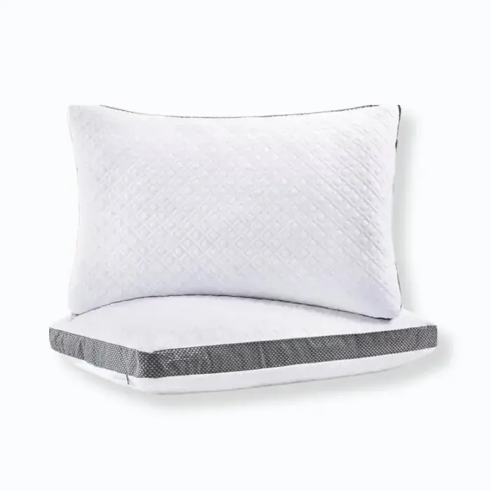 Shredded Memory Foam Pillows, King,Queen Cooling Tencel Circular Knit Pillow, Adjustable for All Sleepers