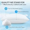 Skin-Friendly Queen Size Bed Pillows Set of 2 – Premium Down Alternative Cooling Pillows Soft Microfiber banner5