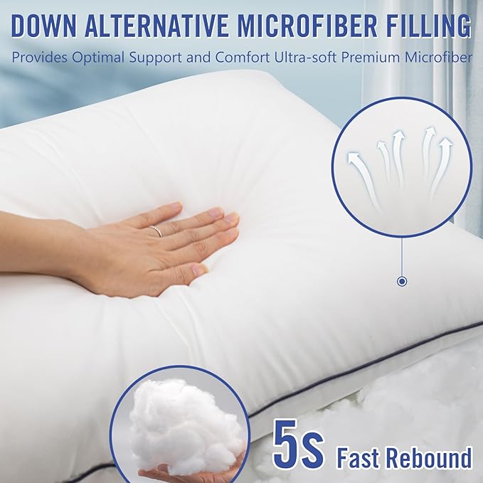 Hotel Collection Bed Pillows for Sleeping Cooling Pillows