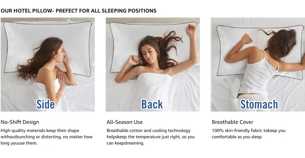 Hotel Collection Bed Pillows for Sleeping banner 1