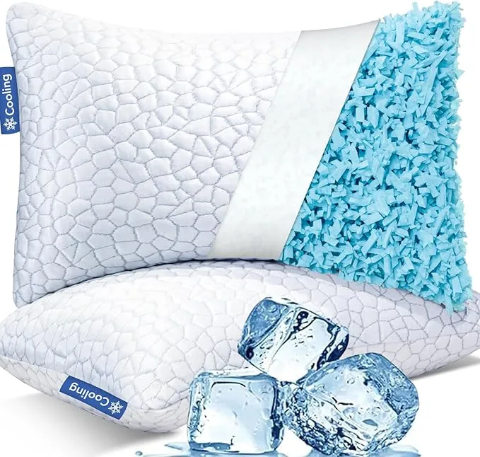 Cooling Gel Pillow for Hot Sleepers Cool Pillow for Side Back and Stomach Sleepers banner1