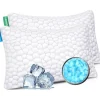 Cooling Luxury Gel Pillows Queen Size Set of 2 with Washable Removable Cover banner1