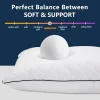 Cooling Memory Foam Body Pillows for Adults Sleeping, Long Pillow for Bed,20×54 Inch, White banner2