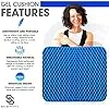 Gel Seat Cushion for Long Sitting Pressure Relief for Back, Sciatica, Coccyx, Tailbone Pain banner5