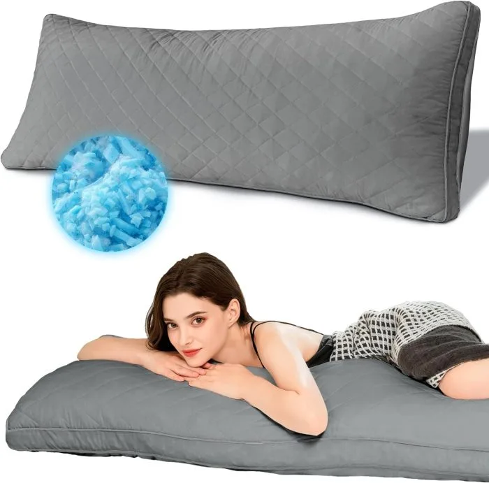 Firm & Fluffy Long Memory Foam Body Pillow